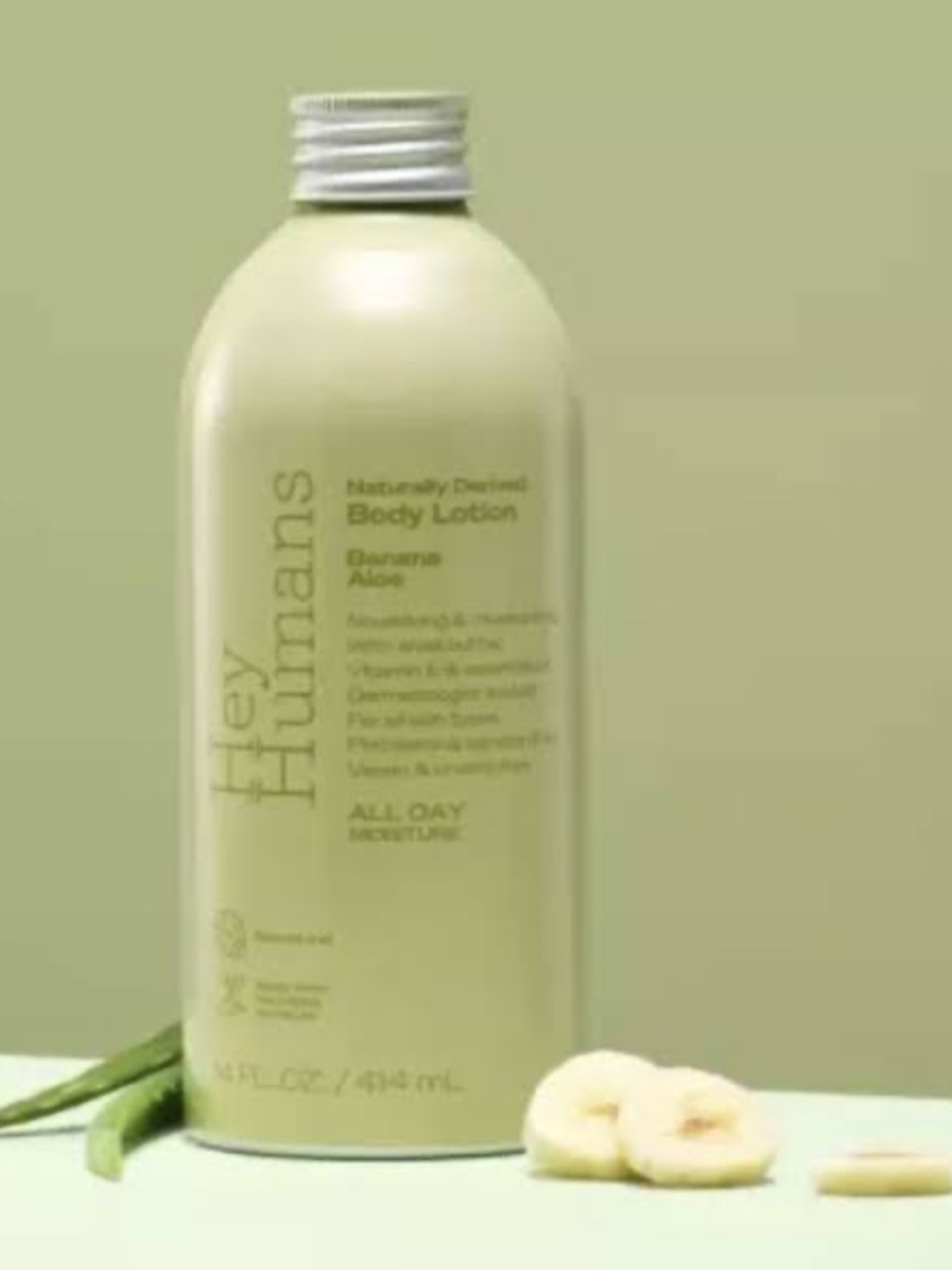 Hey Humans Body Lotion Banana Aloe - 14 fl oz